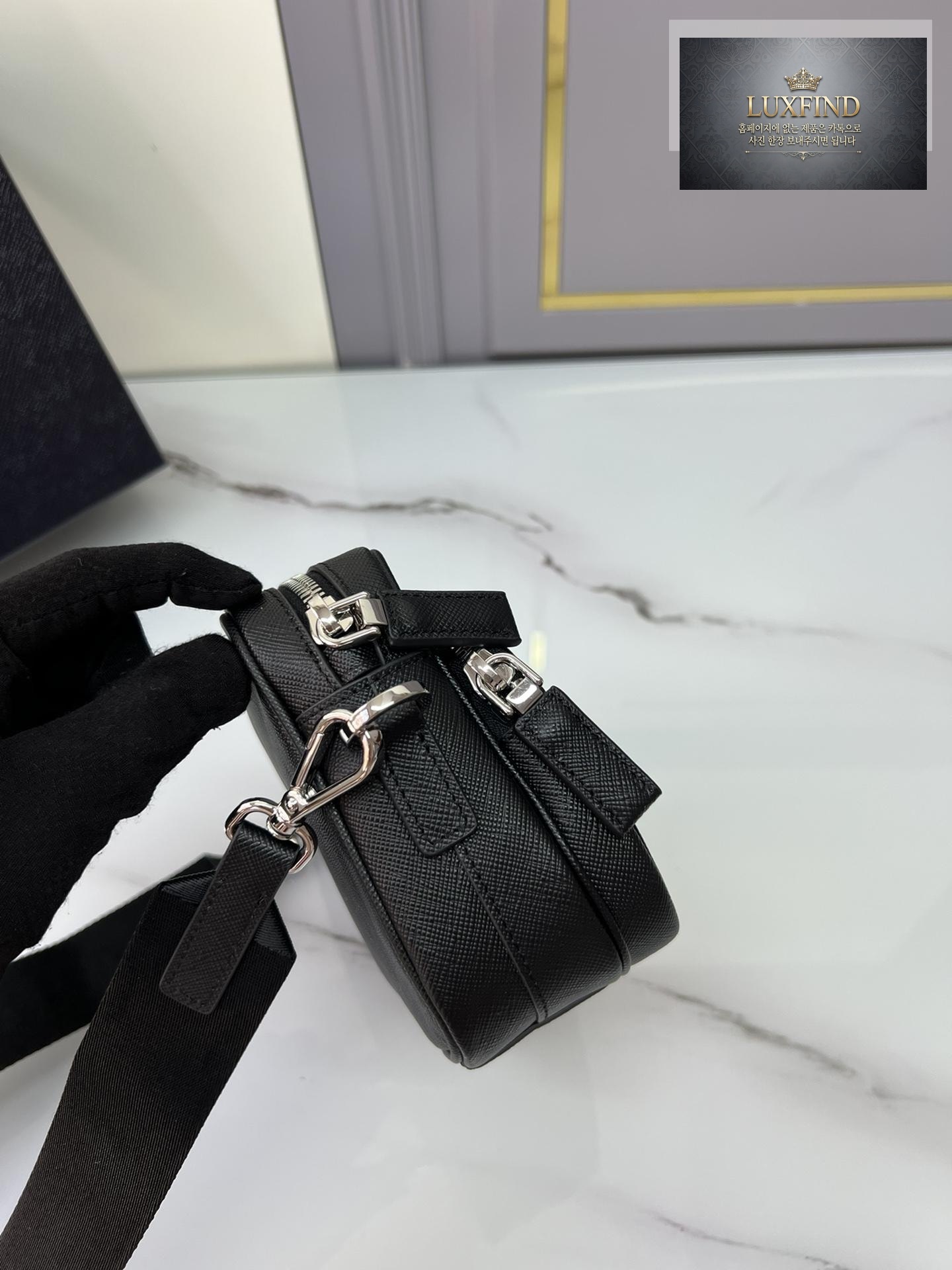 Prada Saffiano Leather Shoulder