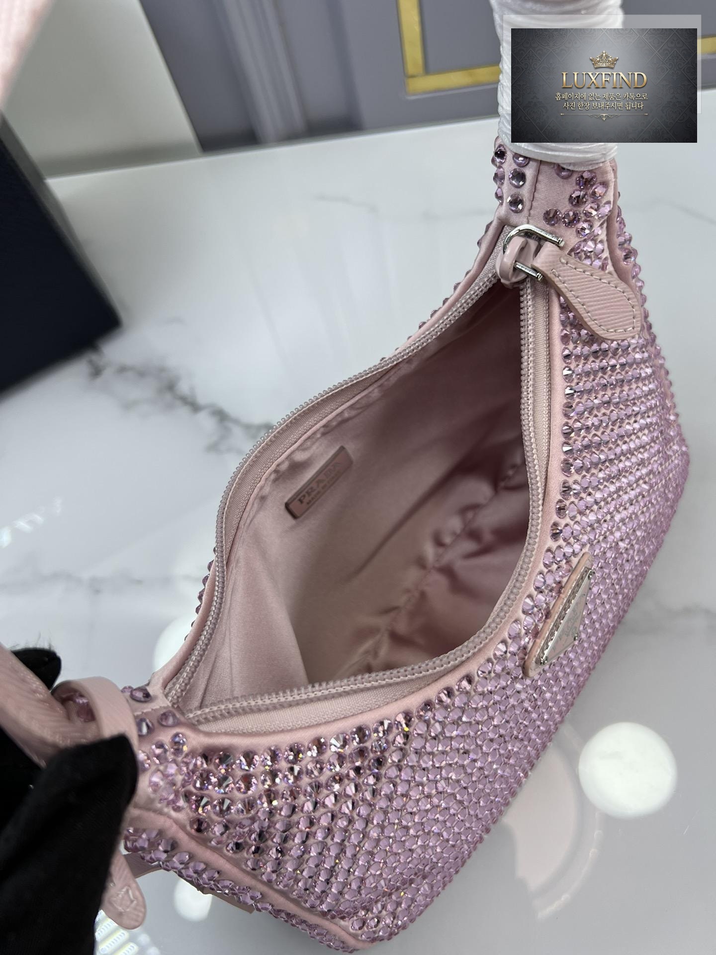 Prada Rhinestones Re - Edition Soulder