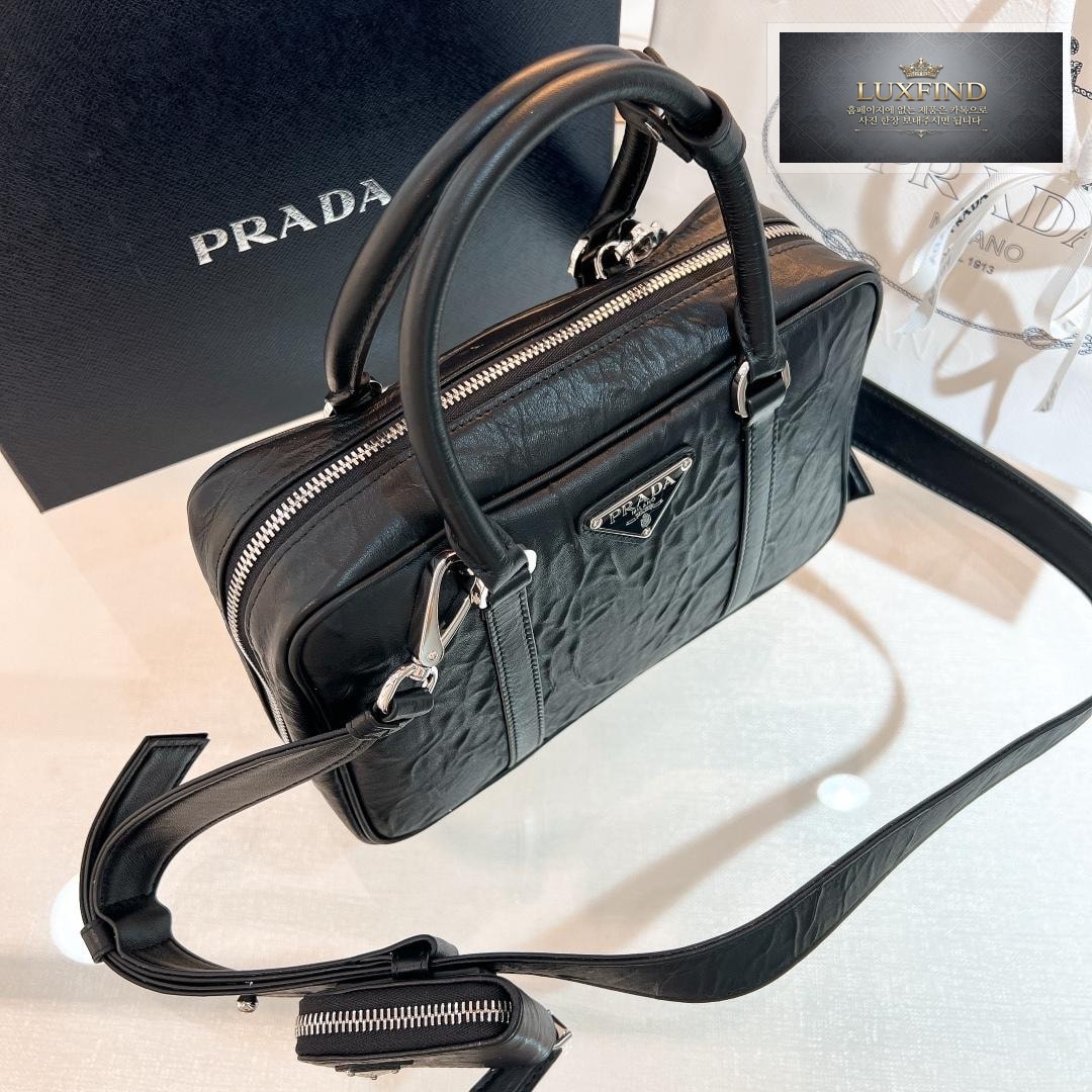 Prada Nappa Antique Leather Top Handle
