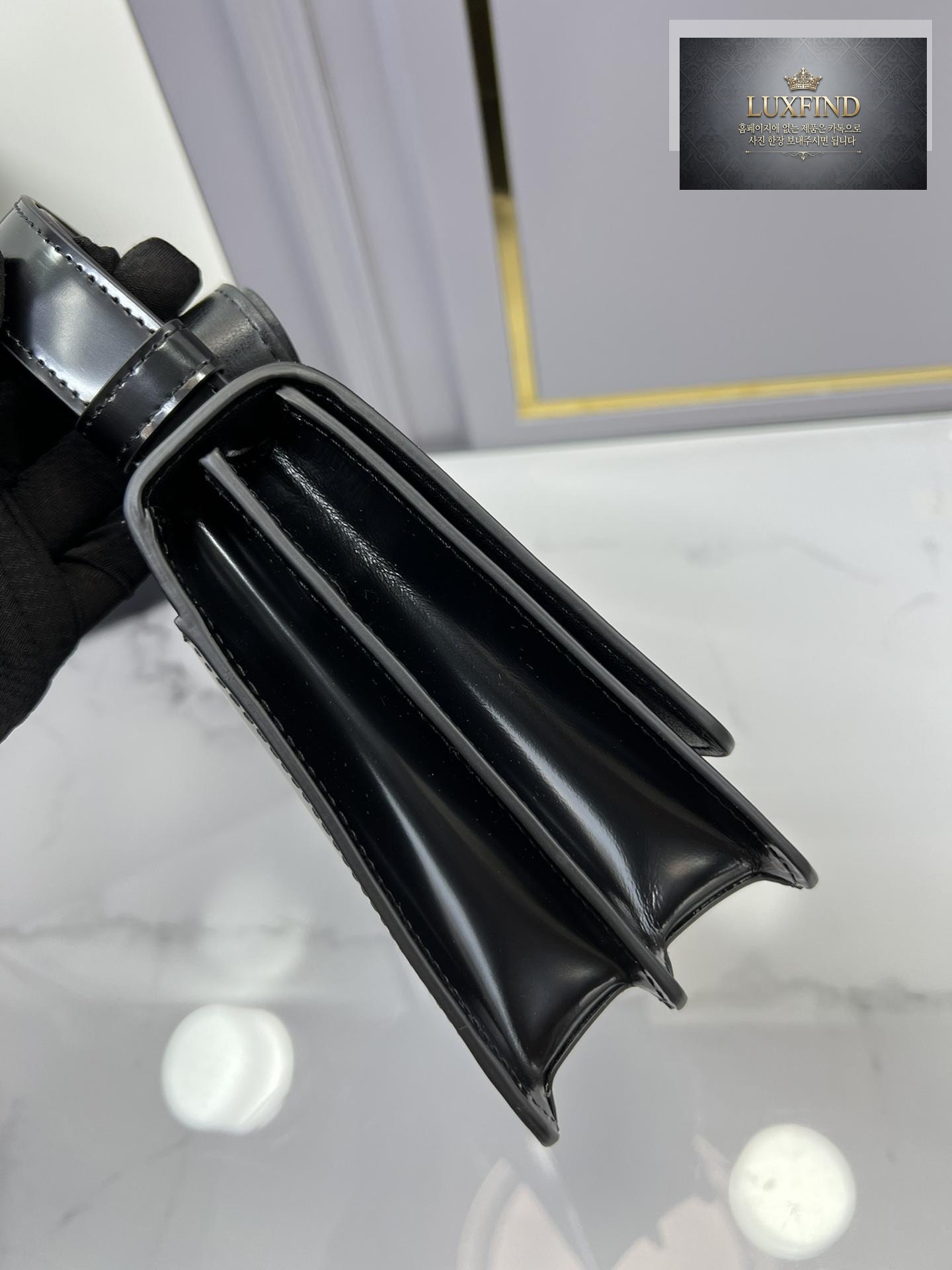 Prada Emblem Brushed Leather Bag