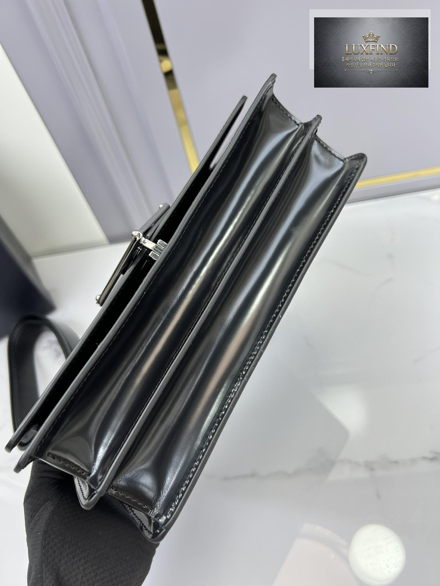 Prada Emblem Brushed Leather Bag